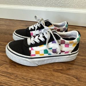 Kids Checkered Vans
